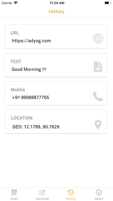 Aye QR Scanner应用截图