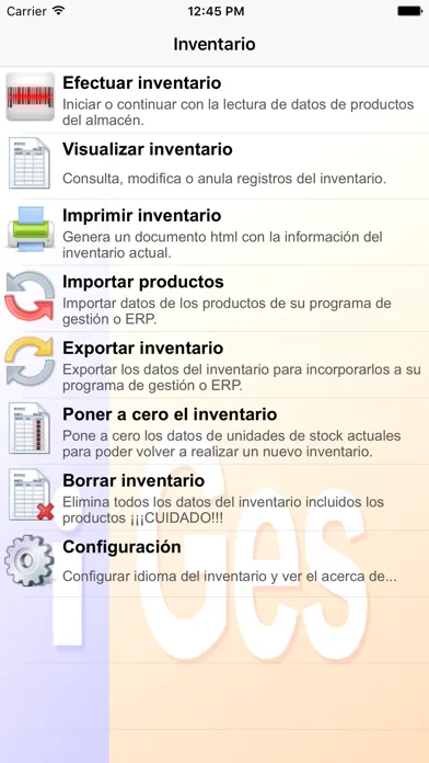 Screenshot di Simple Inventario