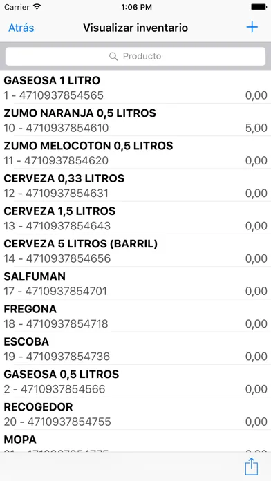 Screenshot di Simple Inventario