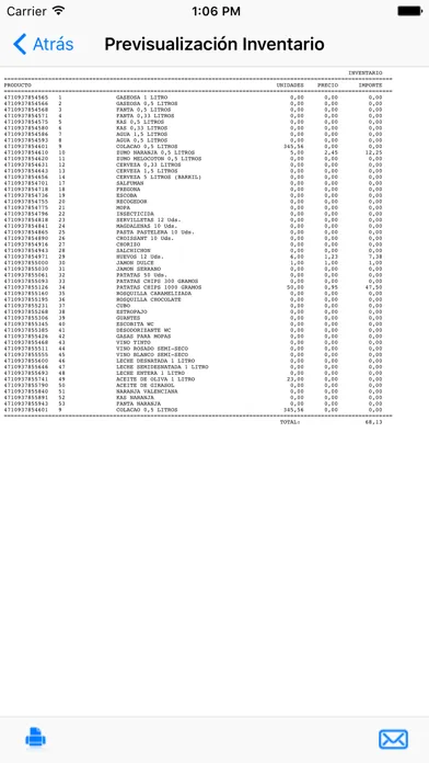 Screenshot di Simple Inventario