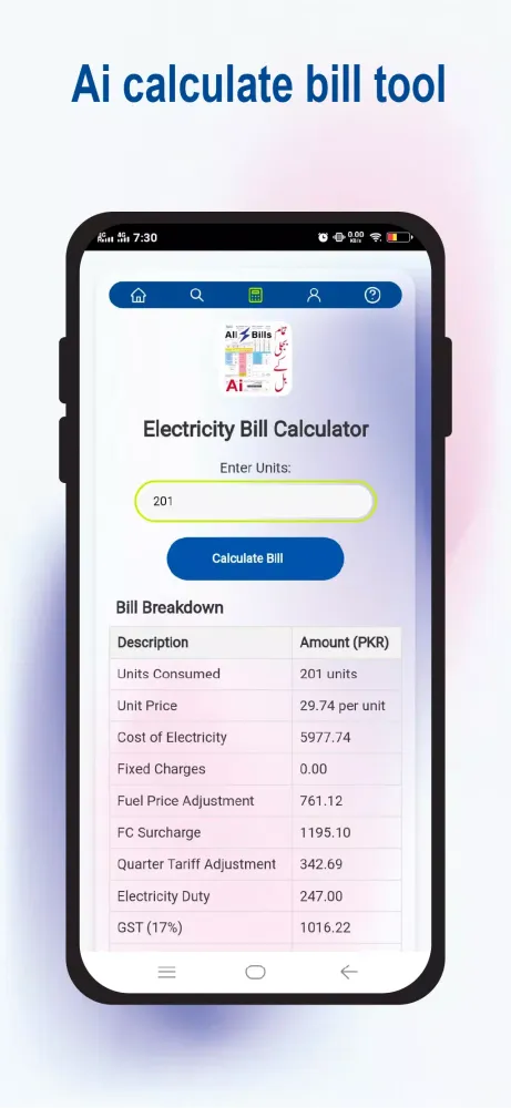 Capturas de pantalla de Electric Bill Pakistan
