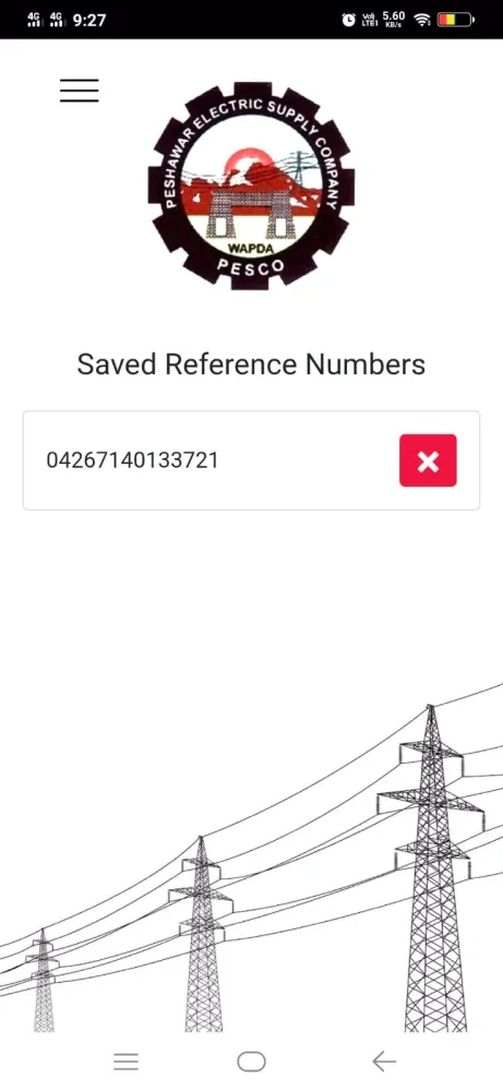 PESCO Bill Checker Screenshots