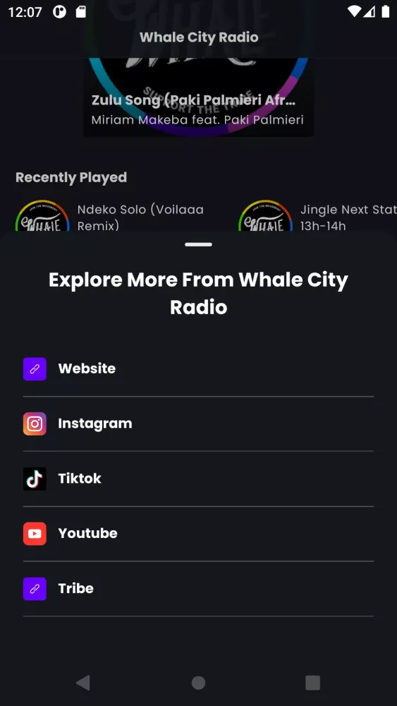 Whale City Radio Screenshots