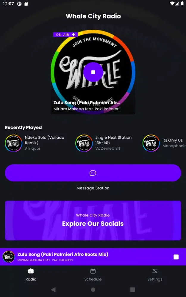 Whale City Radio Screenshots