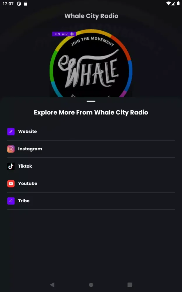 Whale City Radio Screenshots