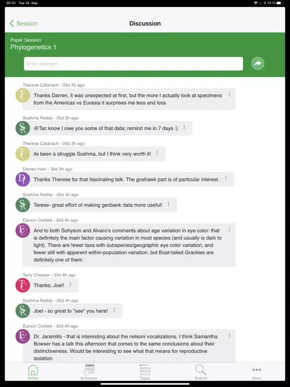 ASSA 2023 Annual Meeting iPad  Screenshots