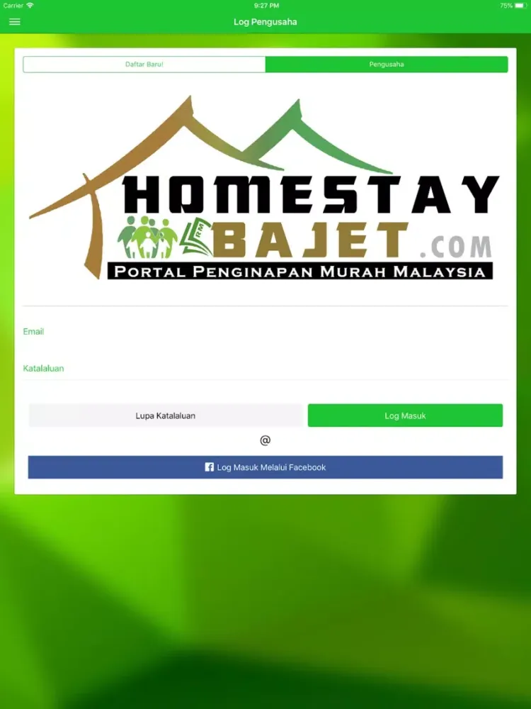 Homestay Bajet Malaysia iPad  Screenshots