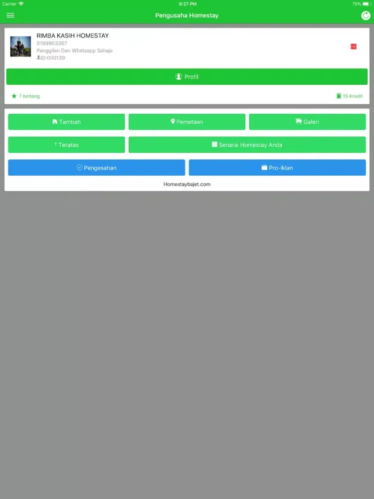 Homestay Bajet Malaysia iPad  Screenshots