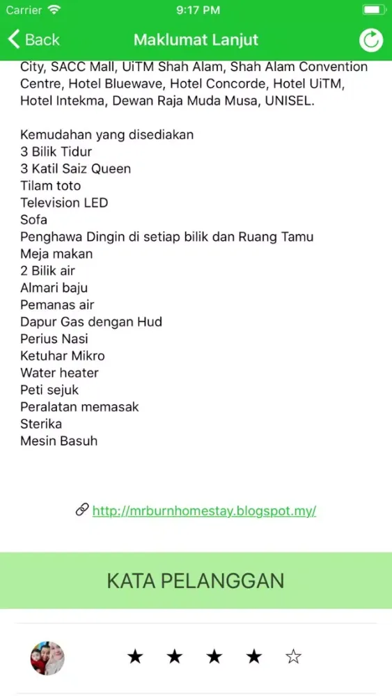 Homestay Bajet Malaysia Screenshots