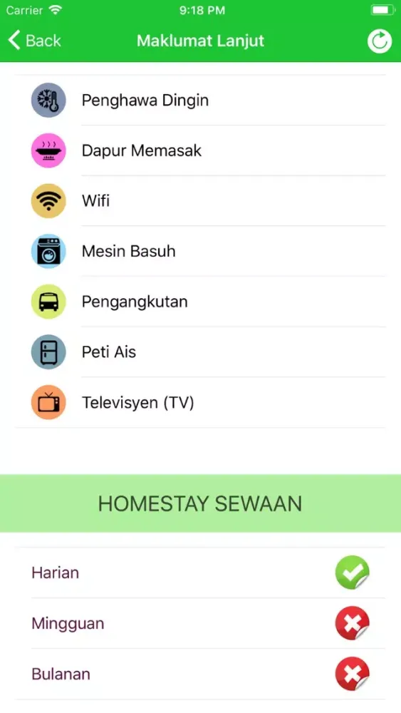 Homestay Bajet Malaysia Screenshots