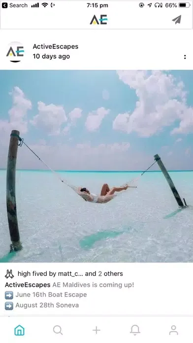 Capturas de pantalla de Active Escapes App