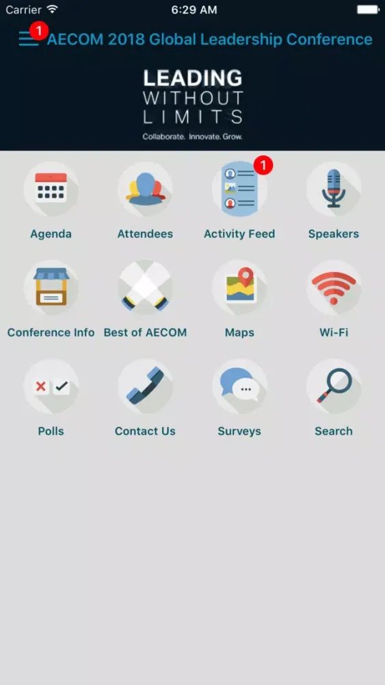 Capturas de pantalla de AECOM Conferences