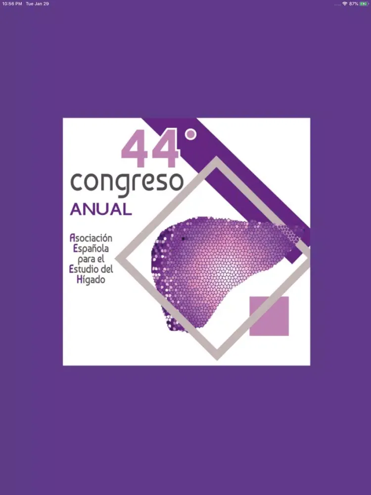 Ảnh chụp màn hình của 45 CONGRESO ANUAL AEEH iPad 