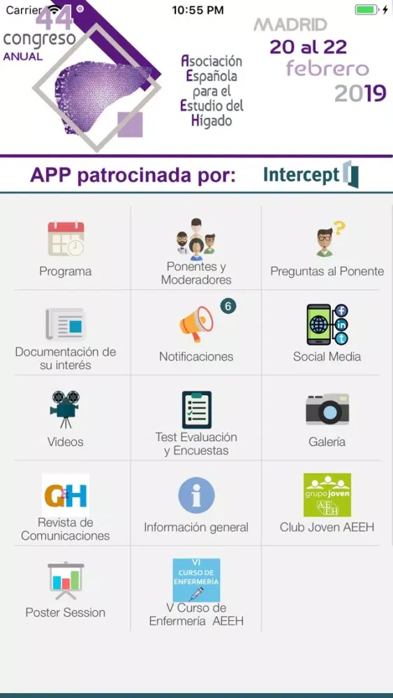 Ảnh chụp màn hình của 45 CONGRESO ANUAL AEEH
