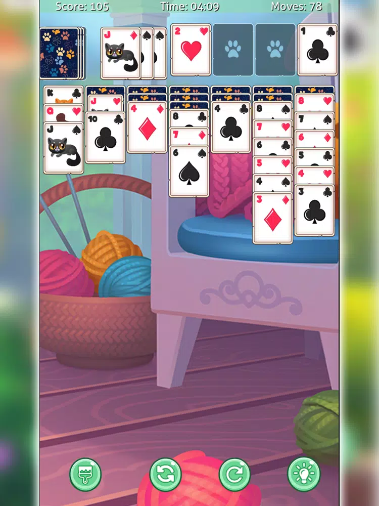 Screenshot di Solitaire Cat Puzzle iPad 