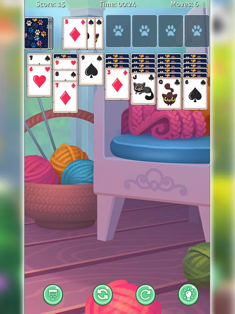 Screenshot di Solitaire Cat Puzzle iPad 