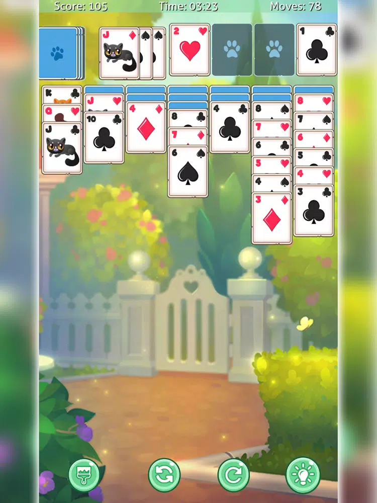 Screenshot di Solitaire Cat Puzzle iPad 