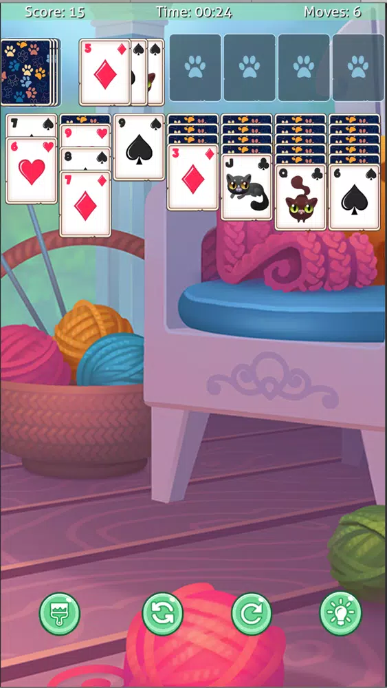 Screenshot di Solitaire Cat Puzzle
