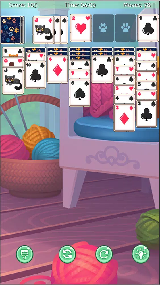Screenshot di Solitaire Cat Puzzle