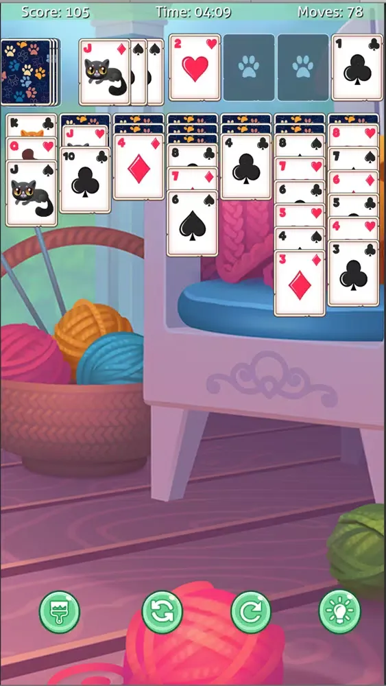 Solitaire Cat Puzzle Screenshots