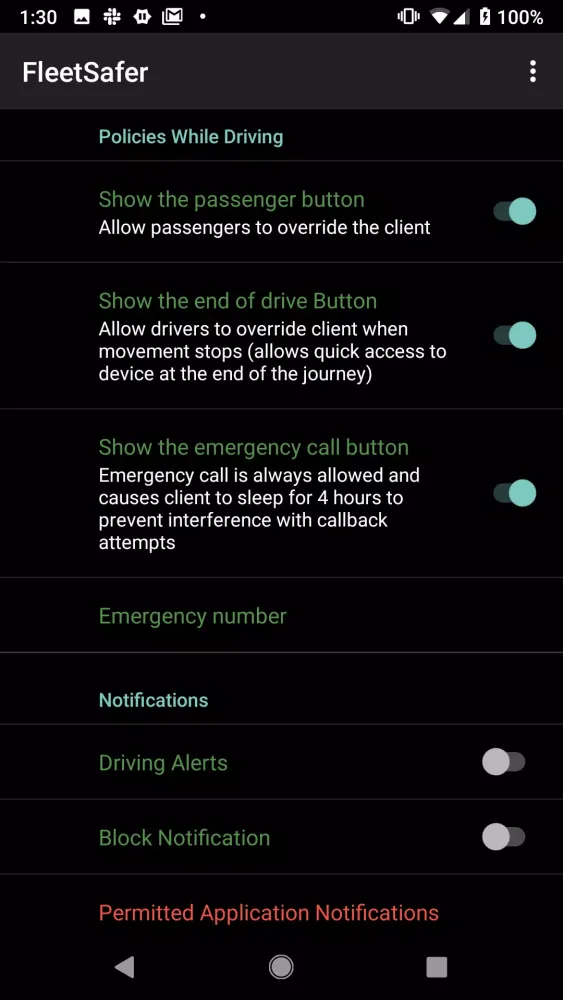 FleetSafer Screenshots