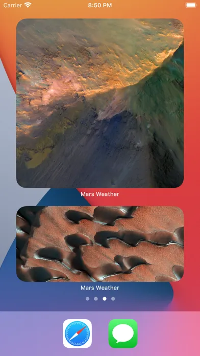 ภาพหน้าจอของ Mars Weather with Widgets