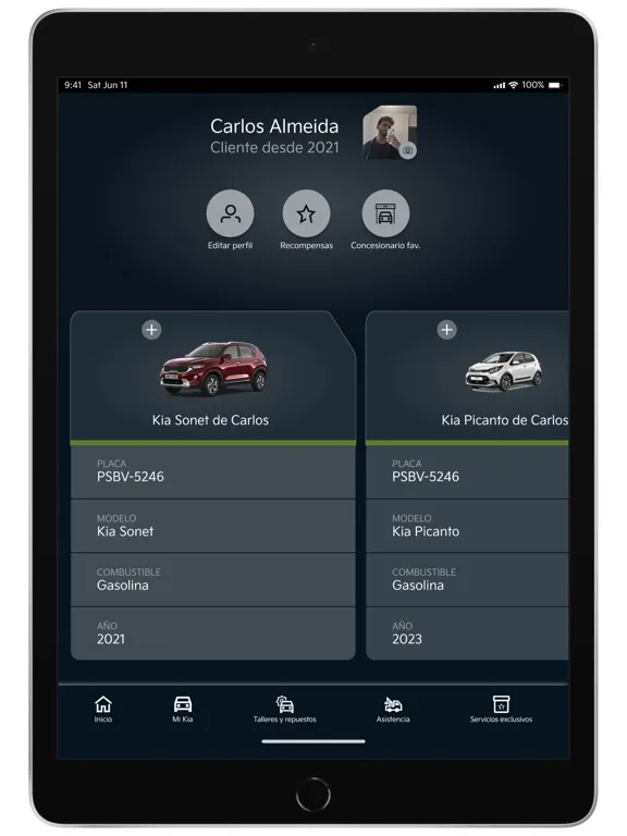 ภาพหน้าจอของ MyKia Ecuador iPad 