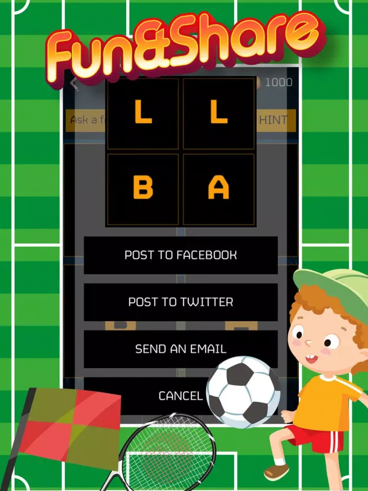 Screenshot di Word Spell with Sports Puzzle iPad 