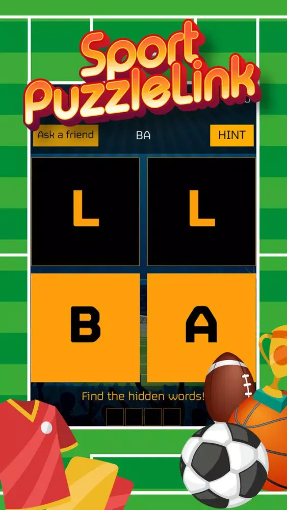 Screenshot di Word Spell with Sports Puzzle