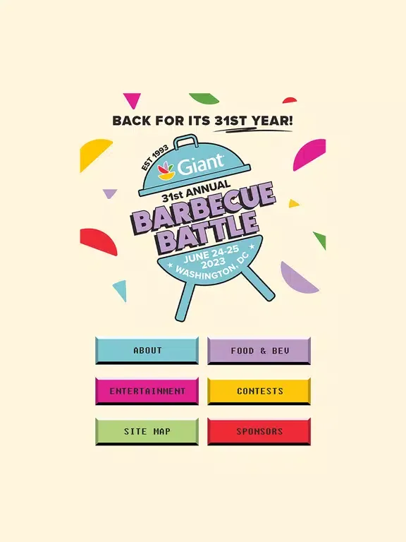 Giant Foods - BBQ Battle in DC iPad  Screenshots