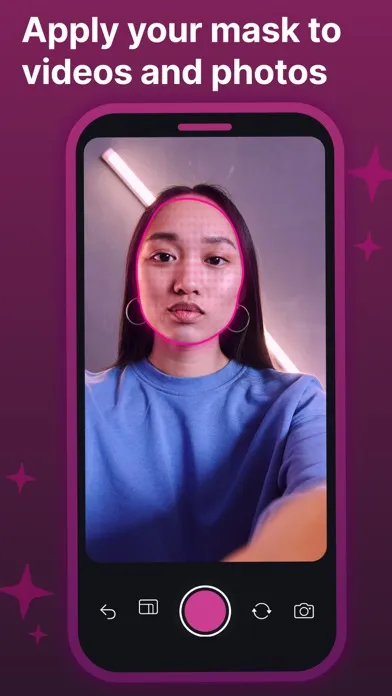 Tangkapan layar Pseudoface: Faceless AI Filter