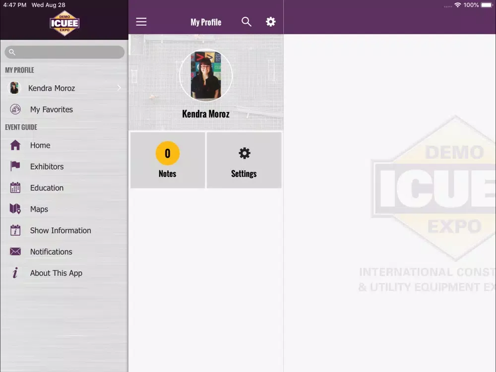 ICUEE 2019 iPad  Screenshots