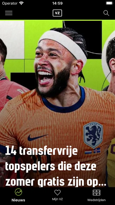 Voetbalzone - Nieuws & Stats應用截圖