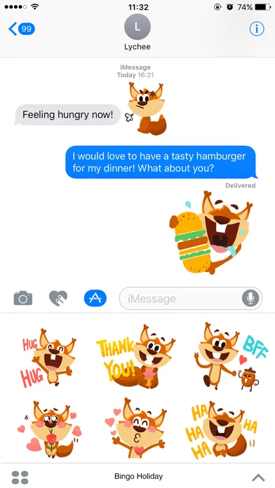 Bingo Holiday Stickers স্ক্রিনশট