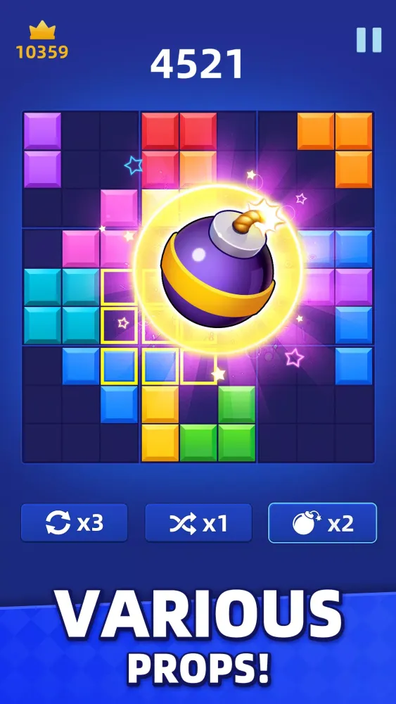 تصاویر Block Puzzle: Cyber Rush