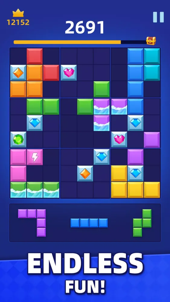 تصاویر Block Puzzle: Cyber Rush