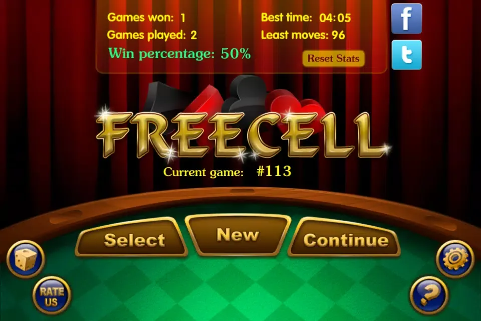 AE FreeCell应用截图