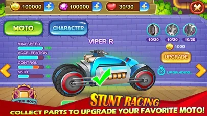 Tangkapan skrin Stunt Racing - Extreme Moto Trials