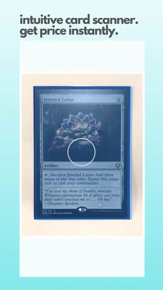 Captures d'écran de MtG Price Guide
