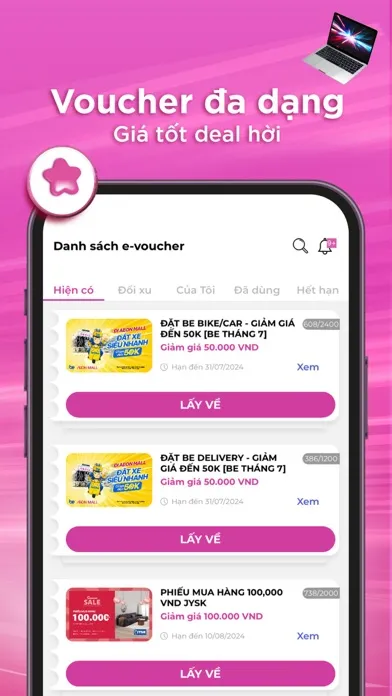 Capturas de pantalla de AEONMALL Vietnam