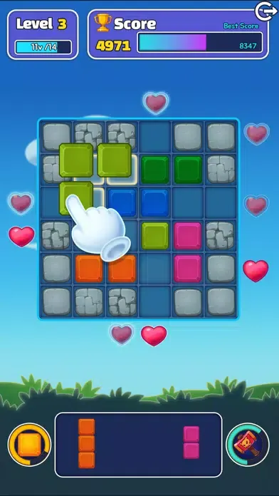Capturas de tela do Block Puzzle Star - Tactox