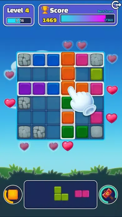 Capturas de tela do Block Puzzle Star - Tactox