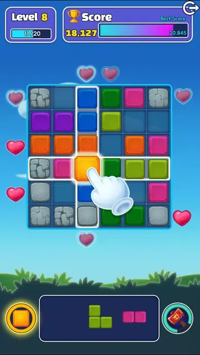 Capturas de tela do Block Puzzle Star - Tactox