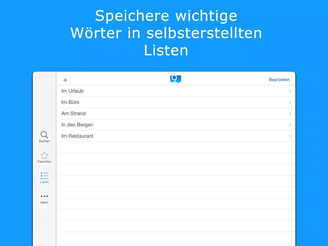 9 Min Vietnamesisch Wörterbuch iPad  Screenshots