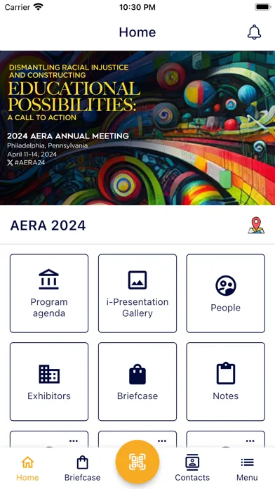 Capturas de tela do AERA 2024 Annual Meeting