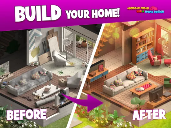 Zrzuty ekranu American Dream Home Design iPad 