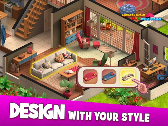 Zrzuty ekranu American Dream Home Design iPad 