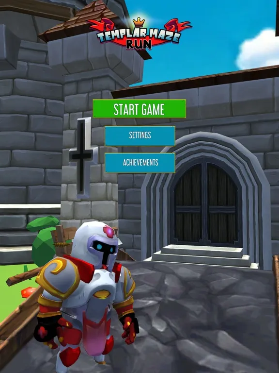 ภาพหน้าจอของ Templar Maze Run iPad 