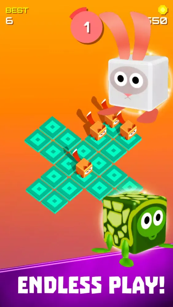 Capturas de tela do Blocky Animals:Fit it 3D
