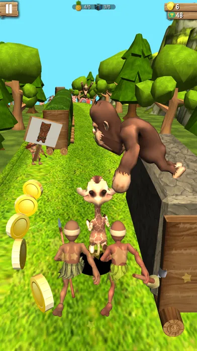 Endless Jungle Animal Run 3D スクリーンショット
